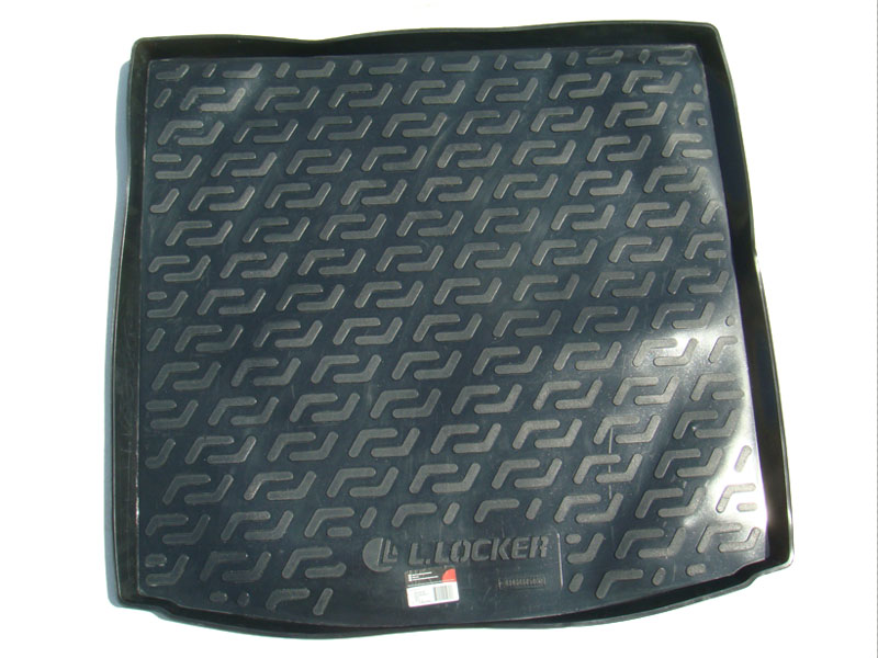 Коврик в багажник Mitsubishi Outlander '2012-> (с органайзером) L.Locker (черный, пластиковый)