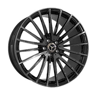 Диски R21 5x112 48.1 10.0J h 66.5 MR2183  GLOSS-BLACK-WITH-DARK-MACHINED-FACE FORGED