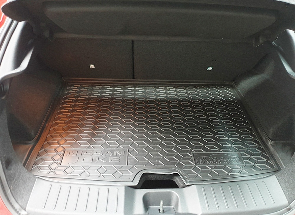 Коврик в багажник Nissan Juke '2019-> (верхний) Avto-Gumm (черный, пластиковый)