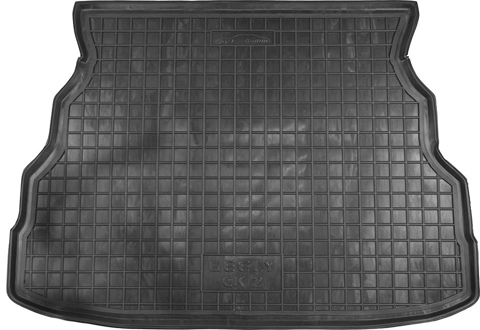 Коврик в багажник Geely CK (CK2) '2005-> (седан) Avto-Gumm (черный, пластиковый)