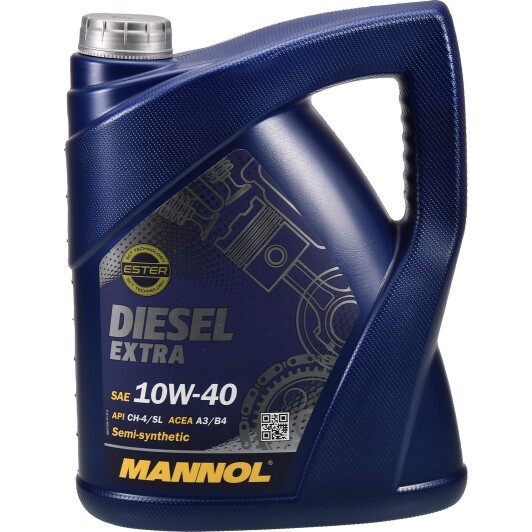 Масло моторное Mannol Diesel Extra 10W-40 CH-4/SL 5 л (MN7504-5)