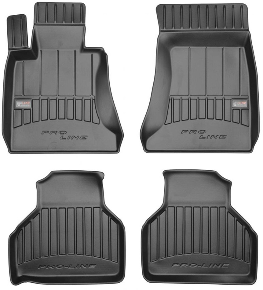 Коврики в салон BMW 7 Series (E66) '2001-2008 (3D, Short) Frogum (черные)