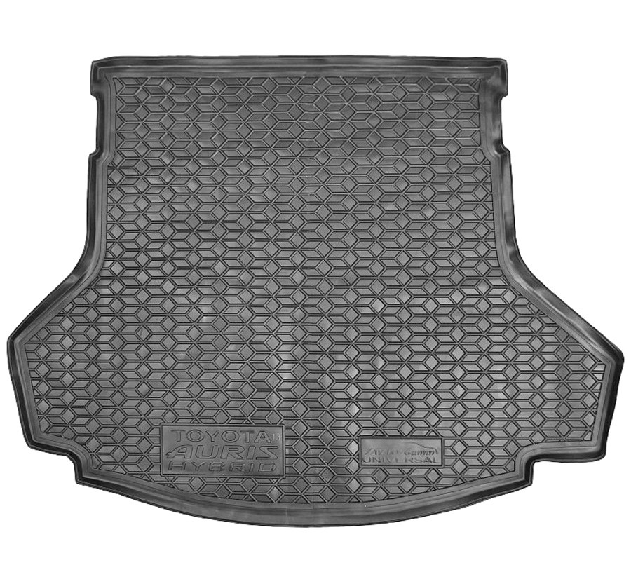 Коврик в багажник Toyota Auris '2012-> (универсал) Avto-Gumm (черный, пластиковый)
