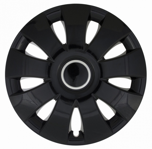 Колпаки на колеса (комплект 4 шт., модель Aura Ring Black, размер 13 дюймов) Jestic