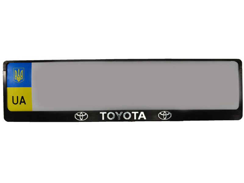Рамка номера Toyota (24-017) 2 шт Inauto