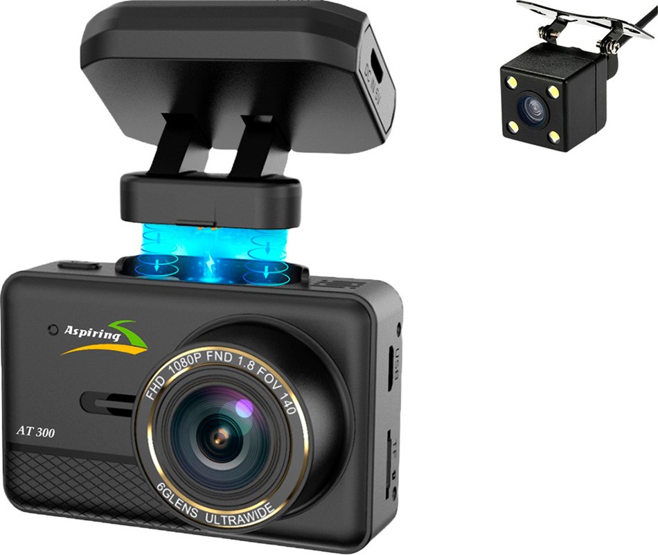 Видеорегистратор Aspiring AT300 Dual, Speedcam, GPS (AT555412)
