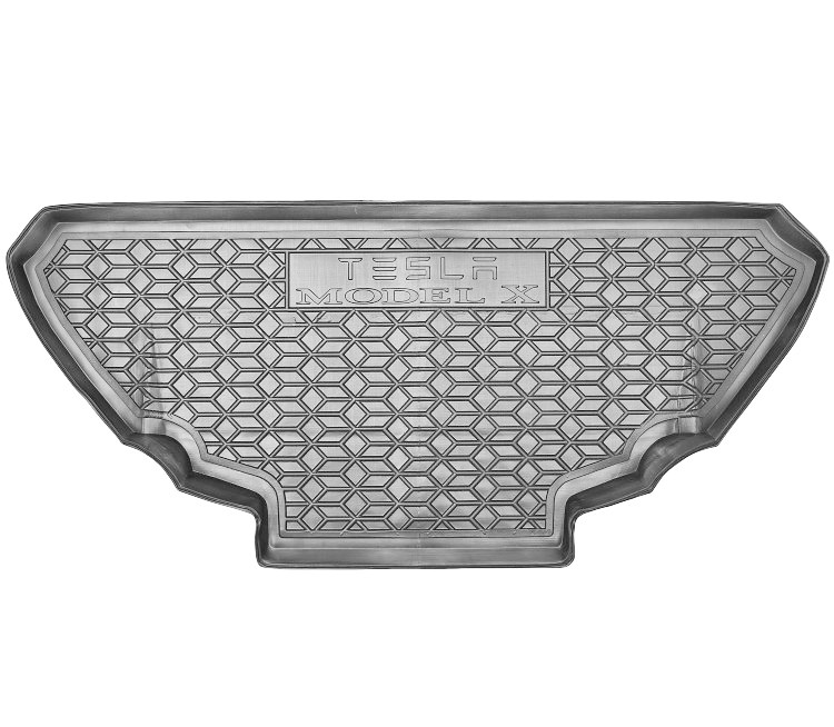 Коврик в багажник Tesla Model X '2015-> (передний) Avto-Gumm (черный, пластиковый)
