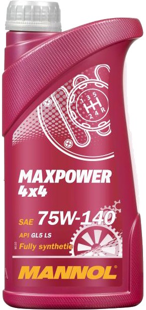 Масло трансмиссионное Mannol Maxpower 4x4 75W-140 1 л (4036021102009)