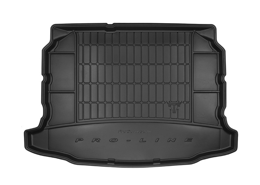 Коврик в багажник Seat Leon '2012-2020 (хетчбек) Frogum (черный, резиновый)