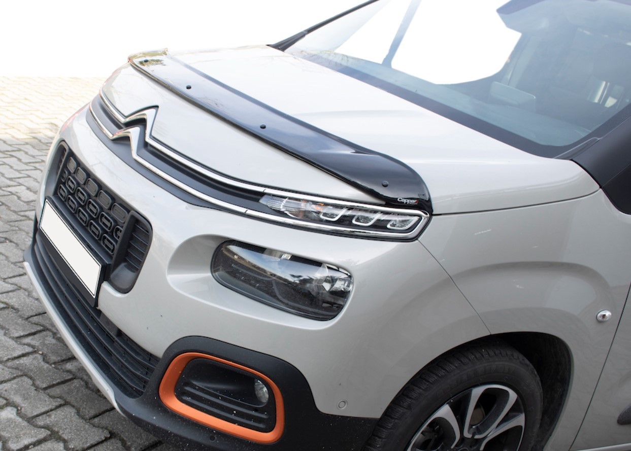 Дефлектор капота Peugeot Partner '2018-> EuroCap