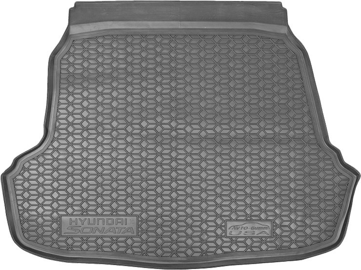 Коврик в багажник Hyundai Sonata '2014-2020 (USA) Avto-Gumm (черный, пластиковый)