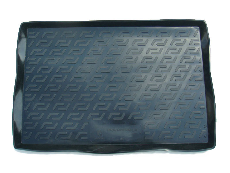 Коврик в багажник Peugeot Partner '2008-2018 (пассажирский) L.Locker (черный, пластиковый)