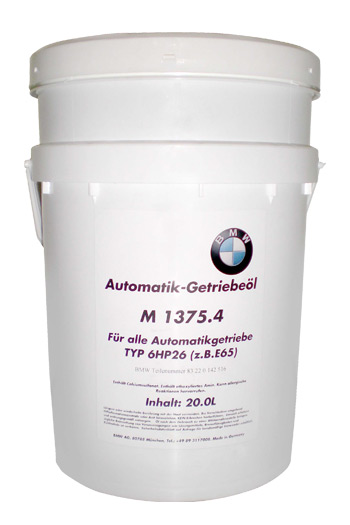 Жидкость для АКПП BMW ATF M 1375.4, 20 л, ориг.№ 83220142516