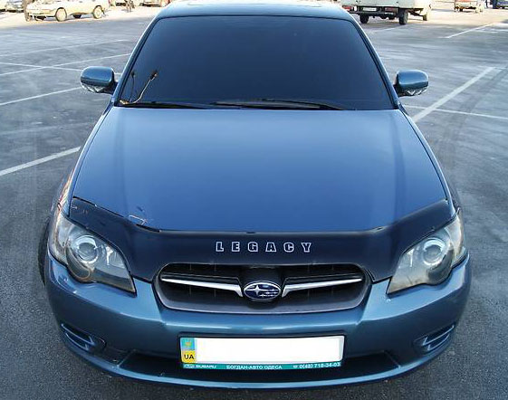 Дефлектор капота Subaru Legacy '2003-2009 (с логотипом) Vip Tuning