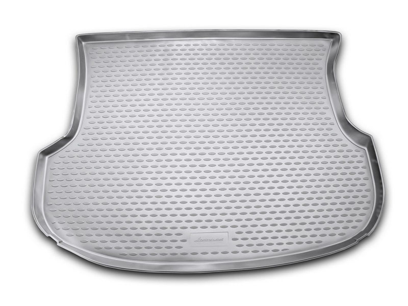 Коврик в багажник KIA Sorento '2009-2012 (5-ти местный) Novline-Autofamily (серый, полиуретановый)