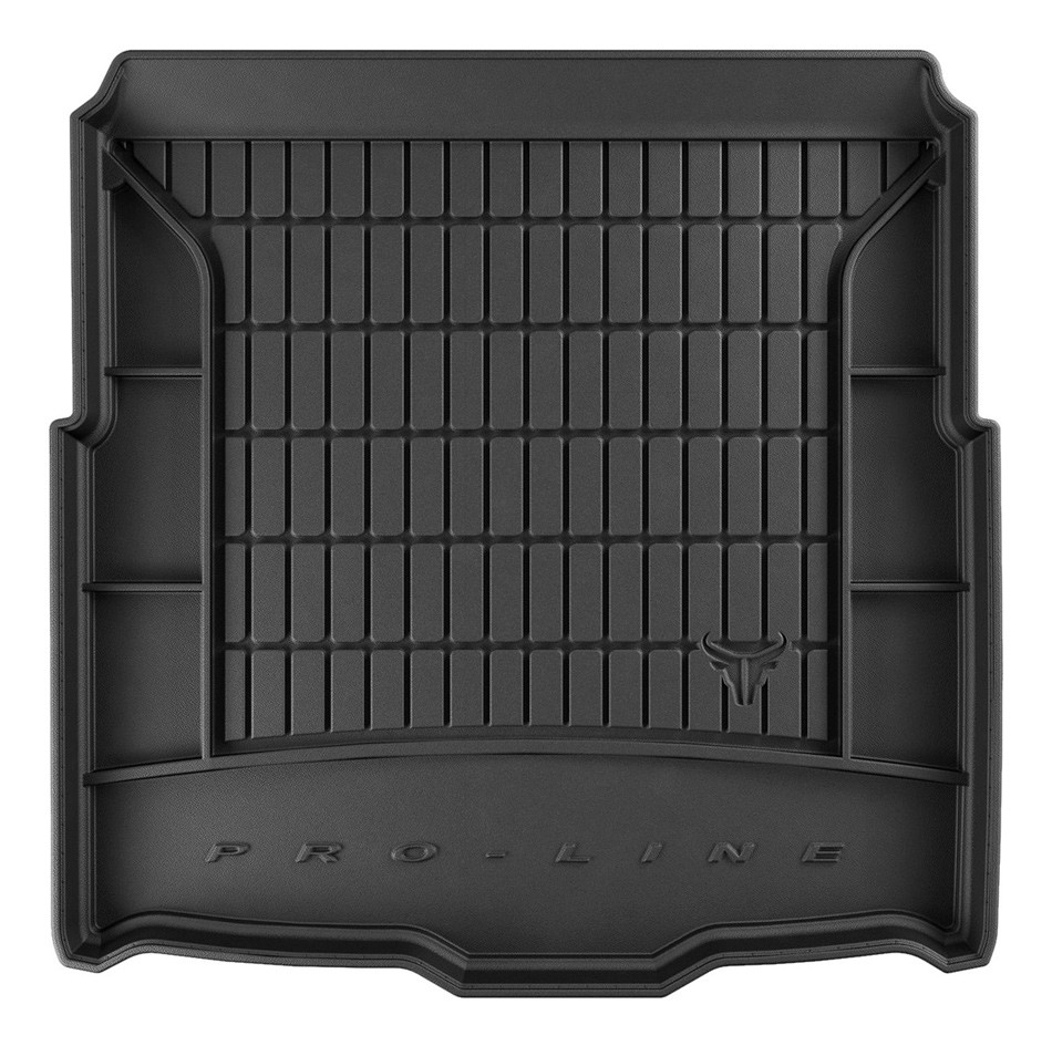 Коврик в багажник Volkswagen Golf 8 '2020-> (универсал, нижний) Frogum (черный, резиновый)