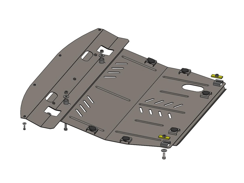 Защита двигателя Infiniti QX60 '2014-2020 (премиум серия, ZipoFlex) Kolchuga
