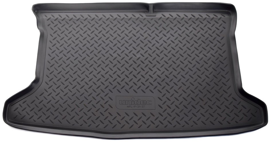 Коврик в багажник Hyundai Accent '2010-2017 (хетчбек) Norplast (черный, полиуретановый)