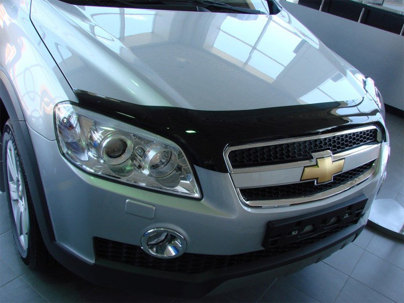 Дефлектор капота Chevrolet Captiva '2006-2011 (без логотипа) Sim