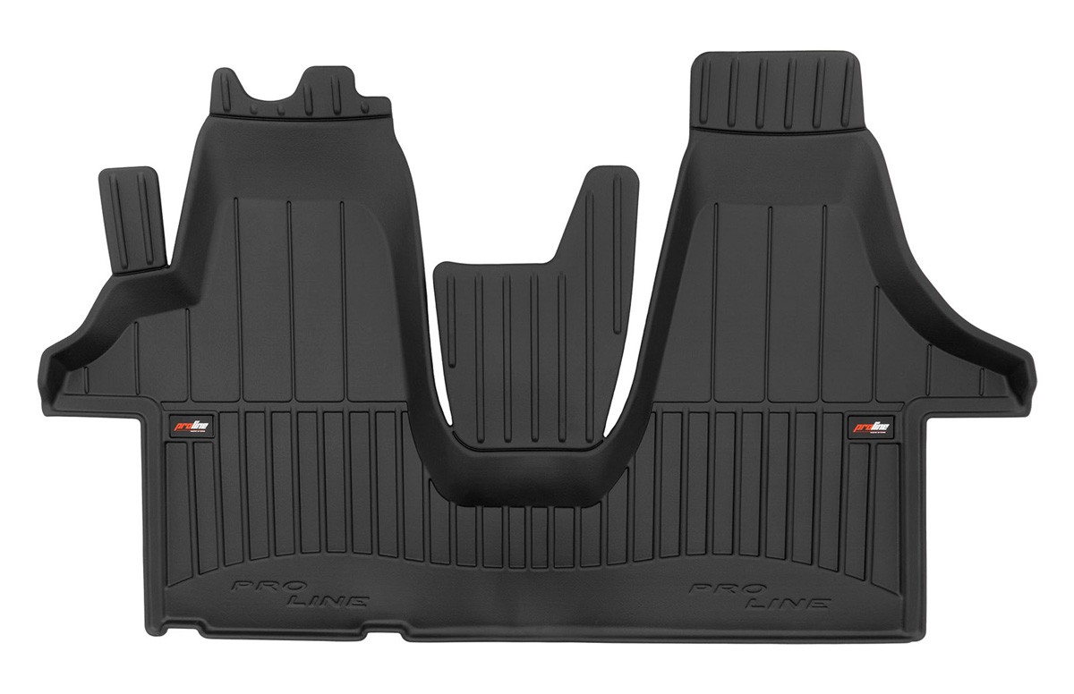 Коврики в салон Volkswagen T5 '2003-2015 (передние, 3D) Frogum (черные)