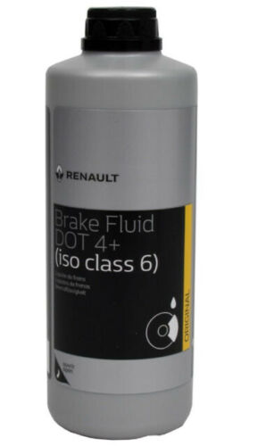 Тормозная жидкость RENAULT BRAKE FLUID DOT 4+, 0,5 л, ориг.№ 7711575504