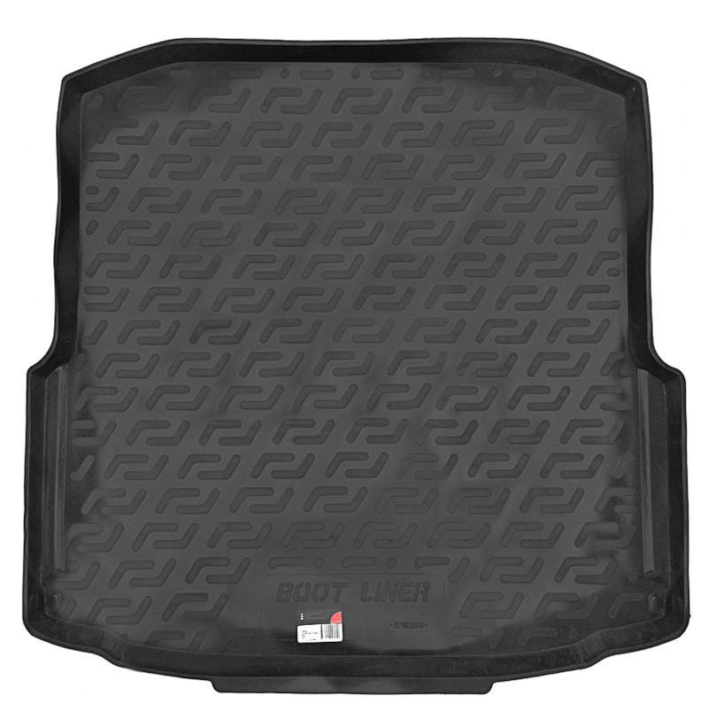 Коврик в багажник Skoda Octavia A7 '2013-2020 (хетчбек, с органайзером) L.Locker (черный, пластиковый)
