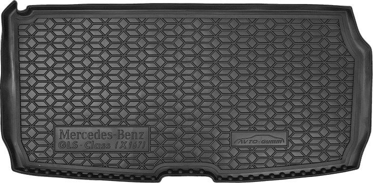 Коврик в багажник Mercedes-Benz GLS-Class (X167) '2019-> (короткий) Avto-Gumm (черный, полиуретановый)