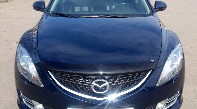Дефлектор капота Mazda 6 '2007-2012 (без логотипа) EGR