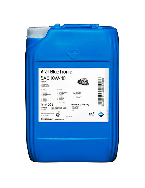 Масло моторное BlueTronic SAE 10W-40, 20 л ARAL