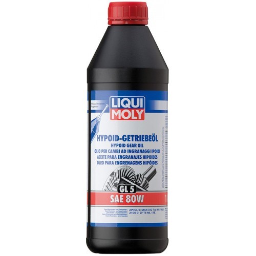Масло трансмиссионное Liqui Moly Hypoid Gear Oil (GL 5) SAE 80W 1 л (1025)