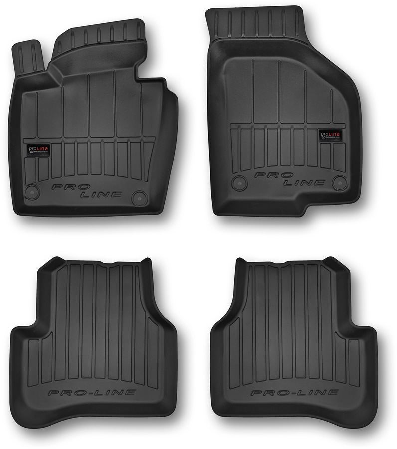 Коврики в салон Volkswagen Passat (B6) '2005-2010 (3D) Frogum (черные)