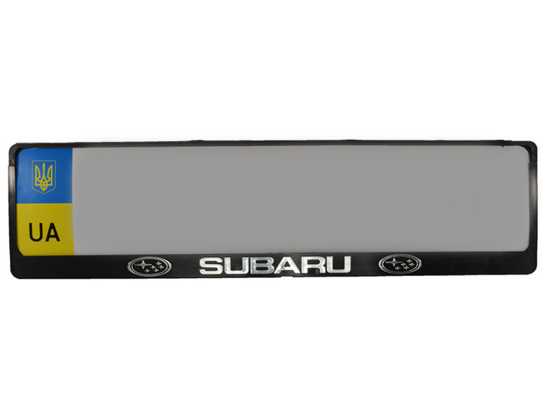 Рамка номера Subaru (24-016) 2 шт Inauto