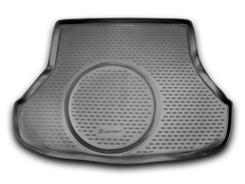 Коврик в багажник KIA Cerato '2013-2018 (седан) Novline-Autofamily (черный, полиуретановый)