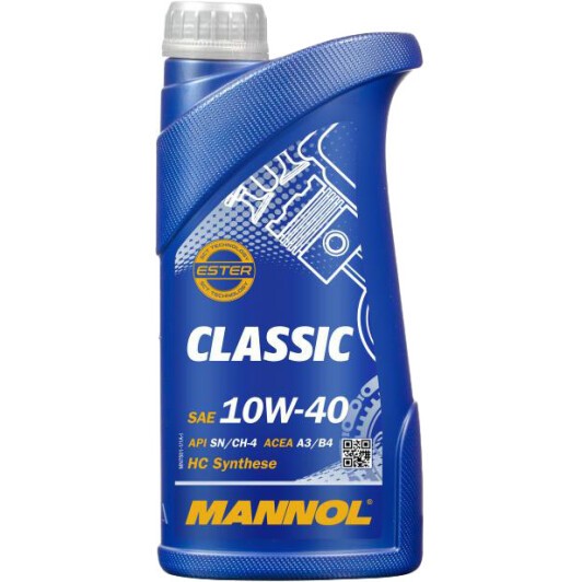 Масло моторное Mannol Classic 10W-40 SN/CH-4 1 л (MN7501-1)