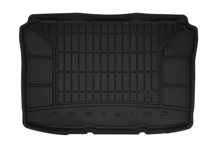 Коврик в багажник Volkswagen Polo '2001-2009 (хетчбек, 3 двери) Frogum (черный, резиновый)