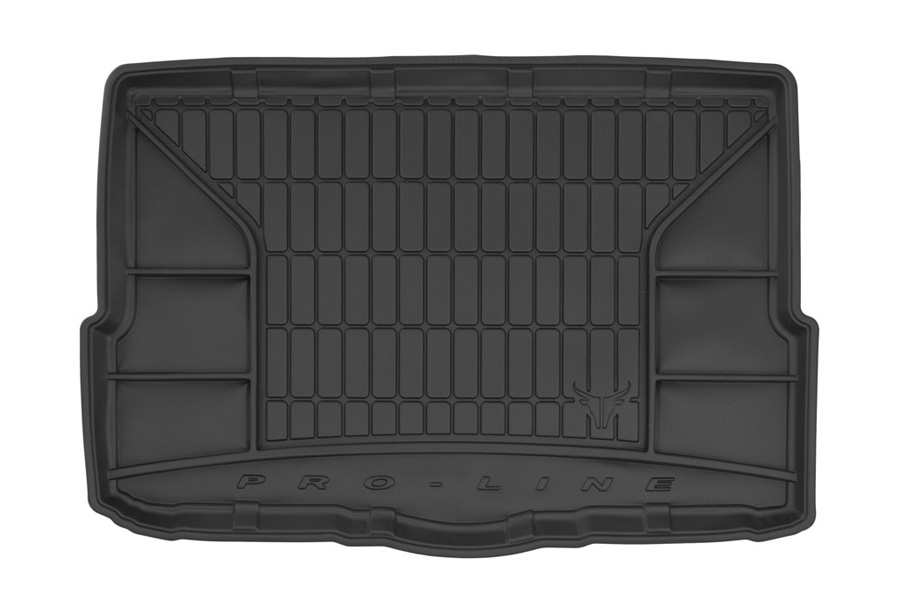 Коврик в багажник Renault Kadjar '2015-> (нижняя полка) Frogum (черный, резиновый)