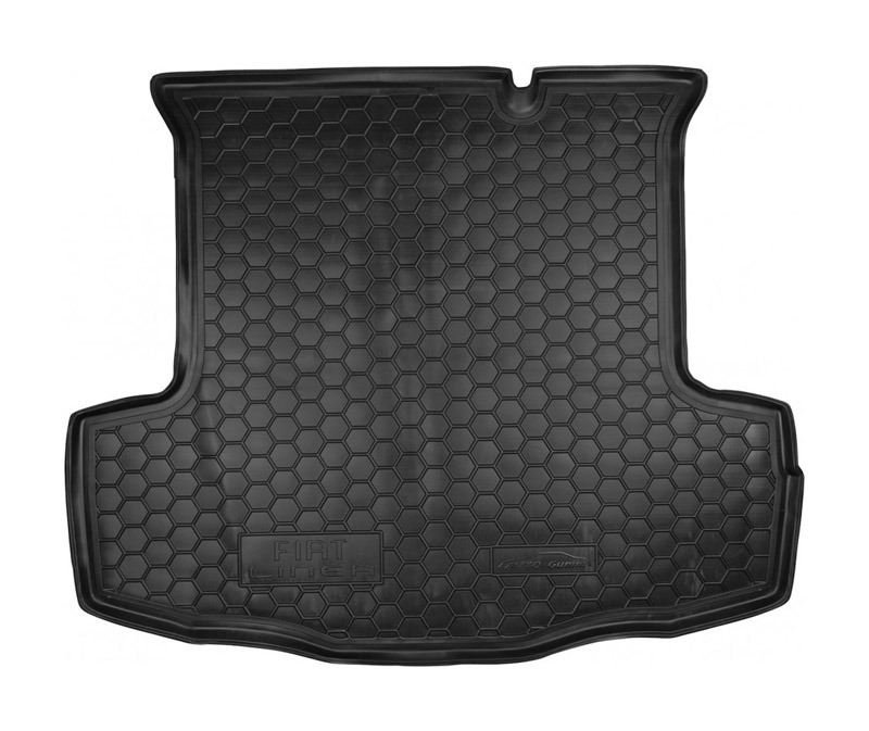 Коврик в багажник Fiat Linea '2007-> (седан) Avto-Gumm (черный, пластиковый)
