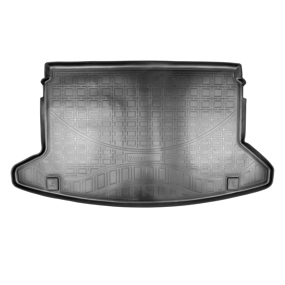 Коврик в багажник KIA Ceed '2018-> (хетчбек, без сабвуфера) Norplast (черный, пластиковый)