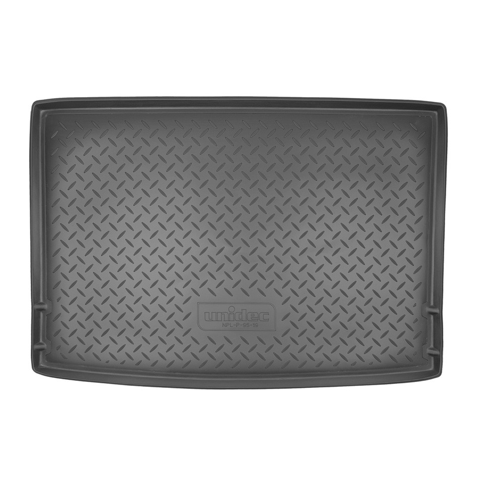 Коврик в багажник Volkswagen Golf Plus '2009-2014 (хетчбек) Norplast (черный, пластиковый)