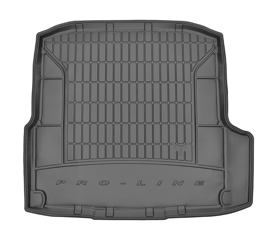 Коврик в багажник Skoda Octavia A7 '2013-2020 (универсал, ниша с правой стороны) Frogum (черный, резиновый)