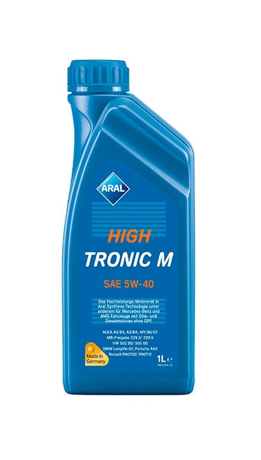 Масло моторное HighTronic M SAE 5W-40, 1 л ARAL