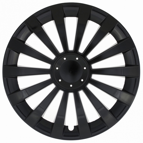 Колпаки на колеса (комплект 4 шт., модель Meridian Black, размер 14 дюймов) Jestic