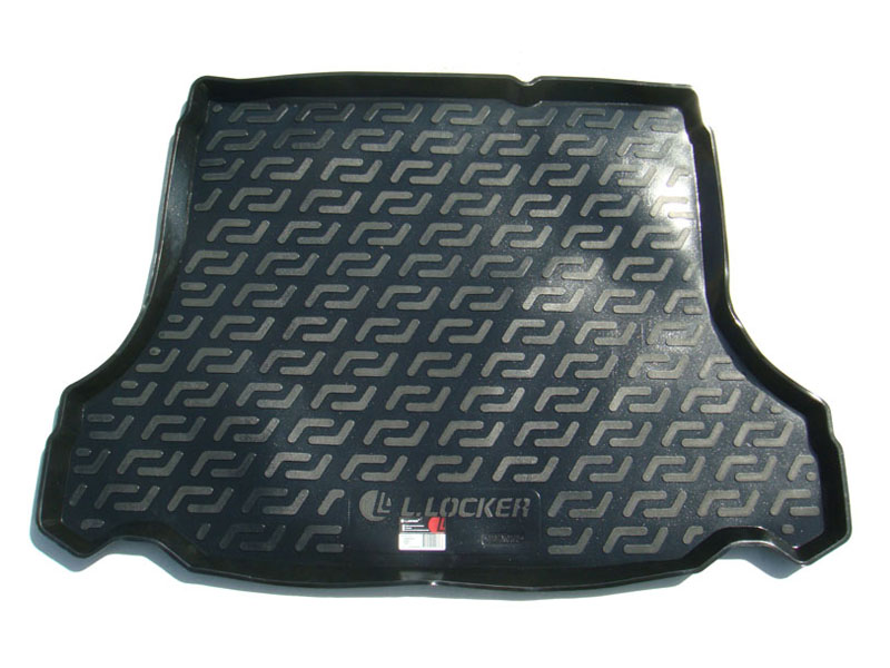 Коврик в багажник Chevrolet Lanos '2005-2009 (седан) L.Locker (черный, резиновый)
