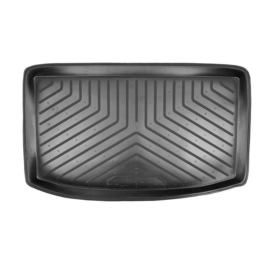 Коврик в багажник Peugeot 206 '2006-2012 (хетчбек) Norplast (черный, пластиковый)