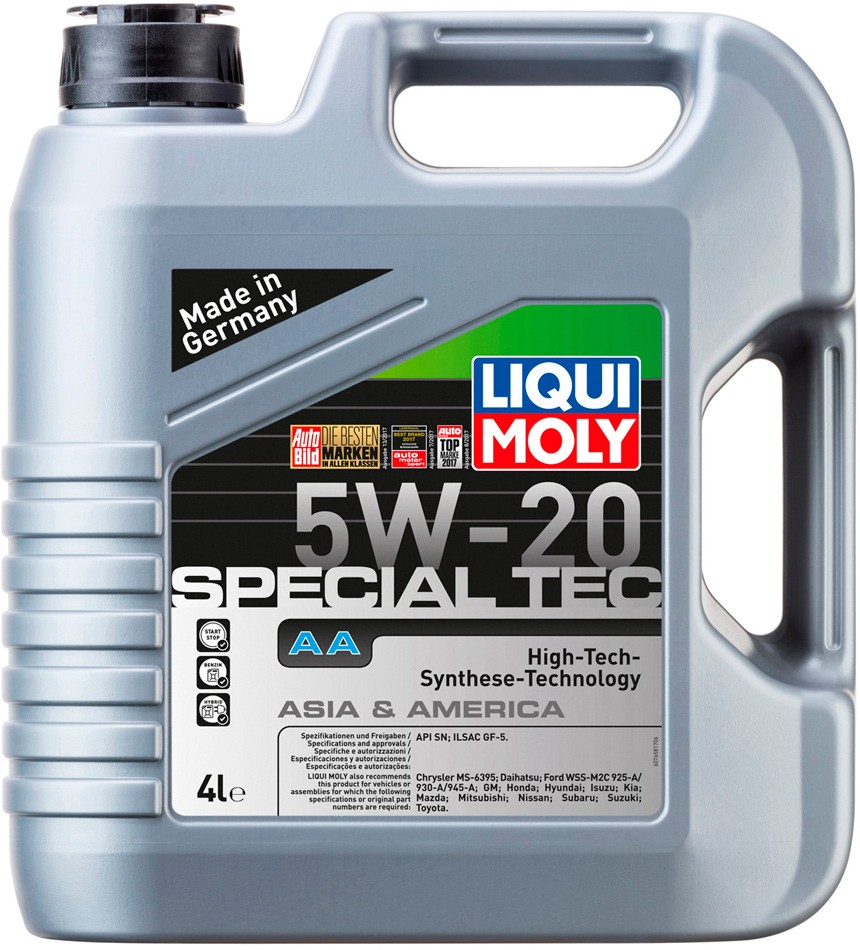 Масло моторное Liqui Moly Special Tec AA 5W-20 4 л (7621)