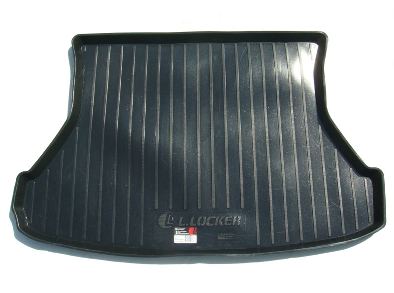 Коврик в багажник LADA (ВАЗ) Kalina 1117 '2007-> (универсал) L.Locker (черный, пластиковый)