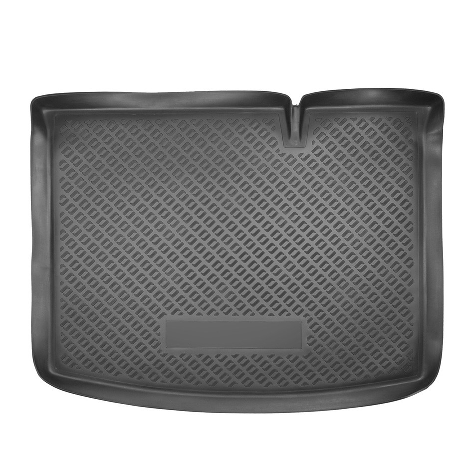 Коврик в багажник Renault Sandero '2007-2013 (хетчбек) Norplast (черный, пластиковый)