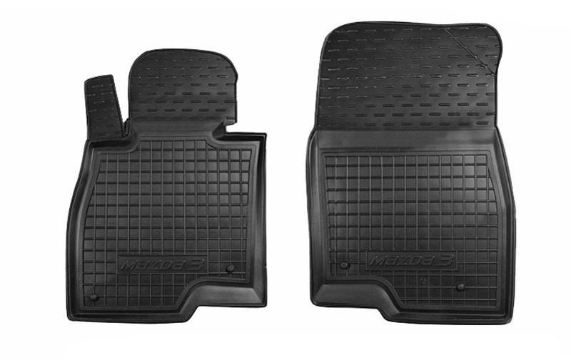 Коврики в салон Mazda 3 '2013-2019 (передние) Avto-Gumm (черные)