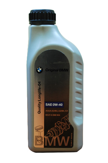 Масло моторное BMW Quality Longlife-04 0W-40, 1 л, ориг.№ 83210398504