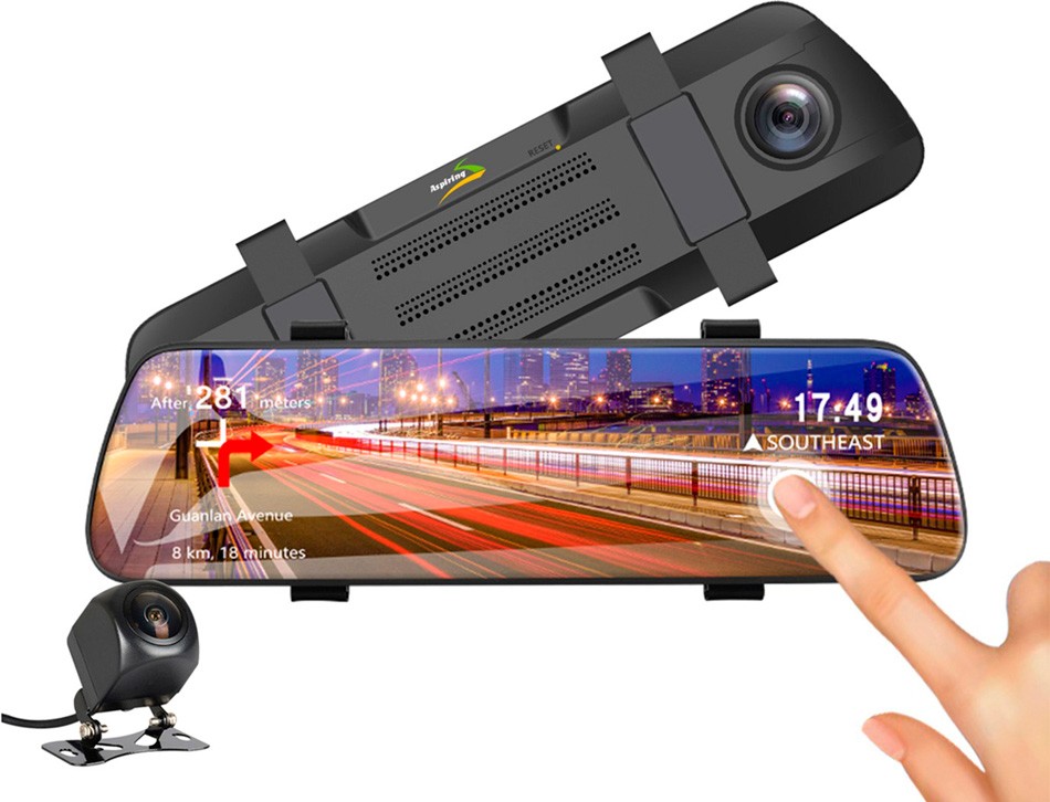 Зеркало-видеорегистратор Aspiring Maxi 2 SpeedCam, WI-FI, GPS, ADAS (MХ995447)